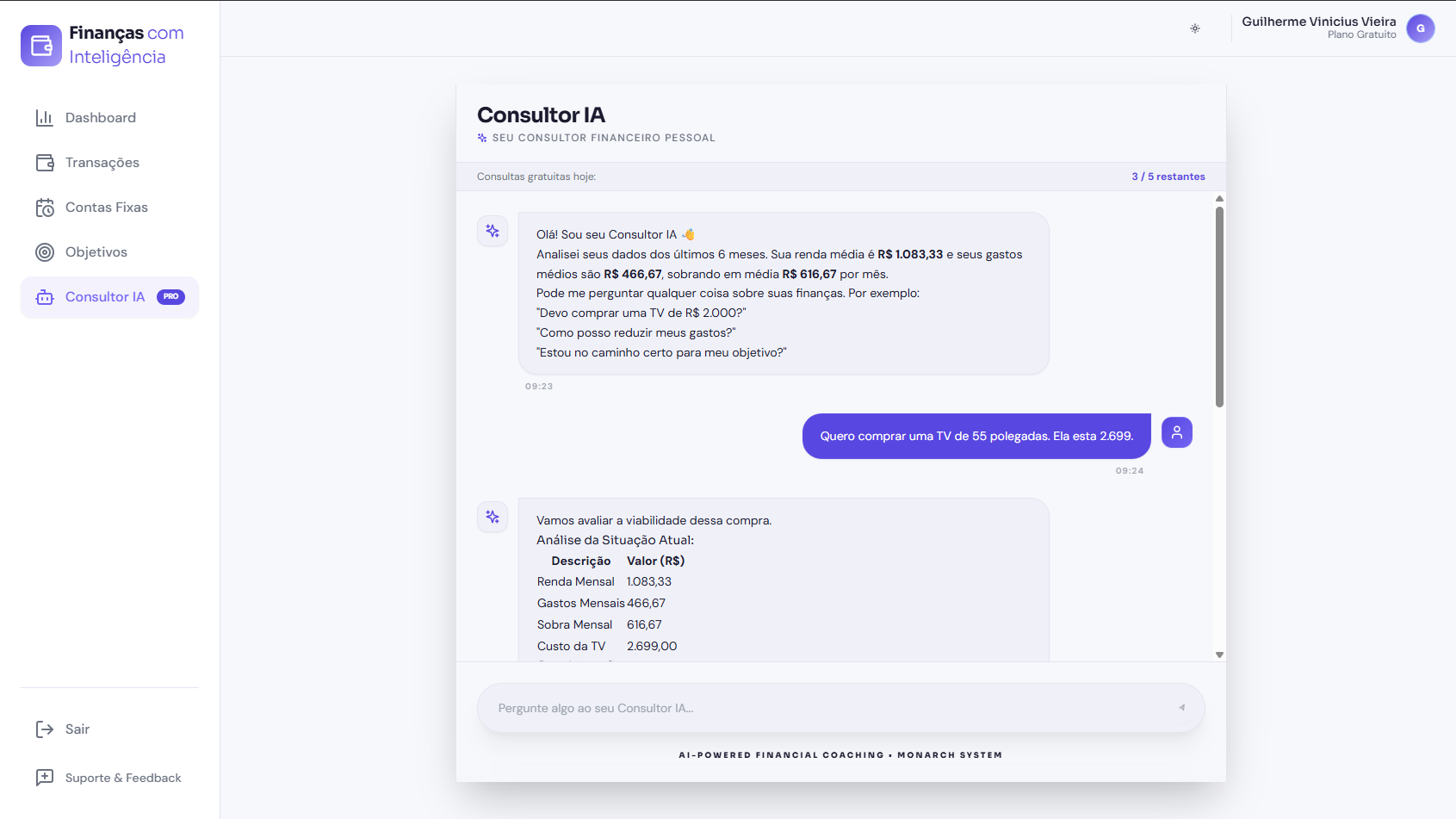 Resposta do Consultor IA - Parte 1