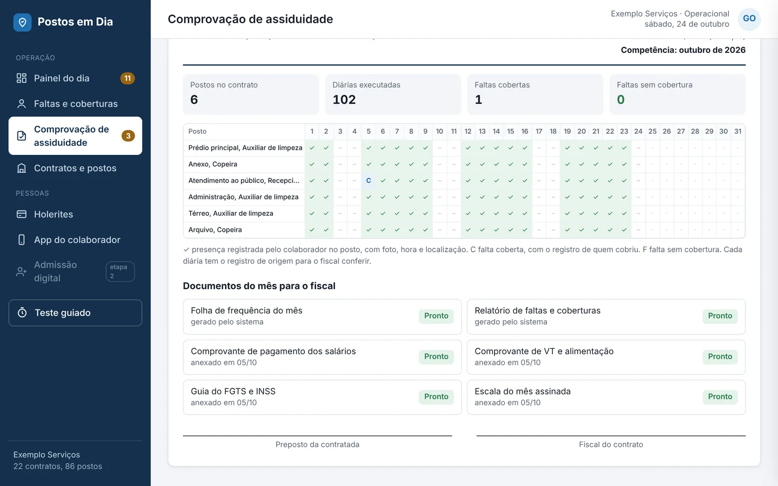 Glosa e IMR em contrato de terceirização: por que o valor da fatura cai e como se defender com evidência